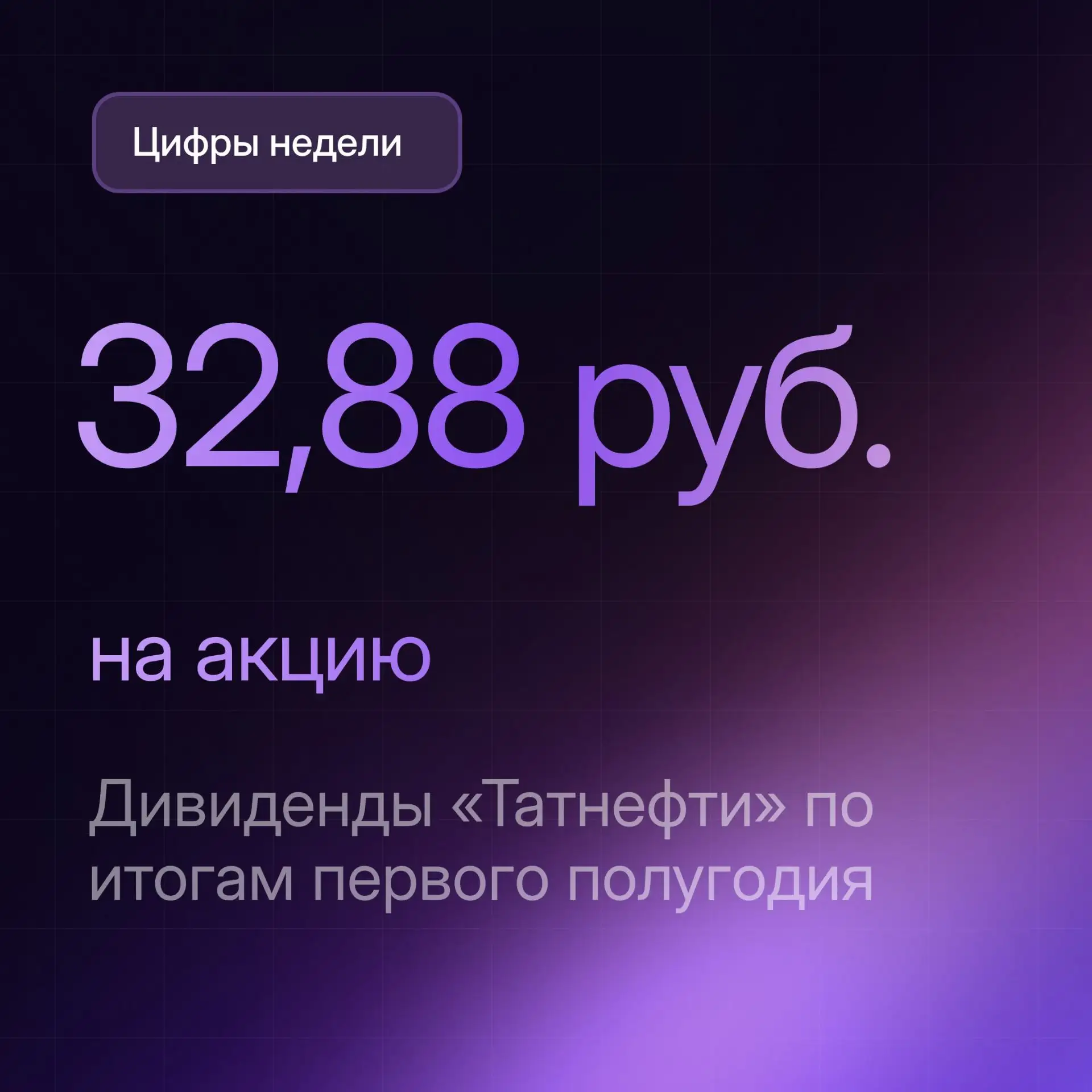 Дивиденды «Татнефти», скачок ДВМП и золотые резервы ЦБ: главные цифры недели