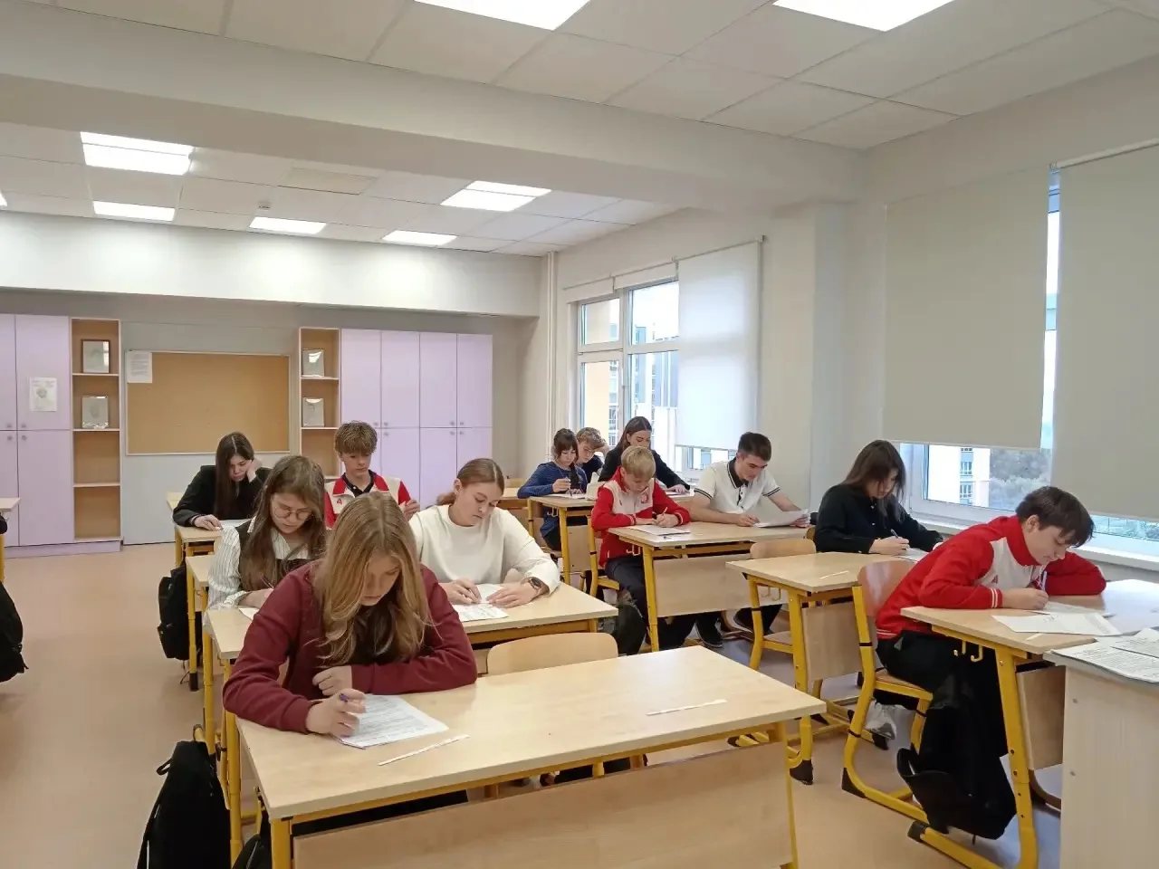 📆1 октября в школе прошел школьный этап Всероссийской олимпиады школьников по общество...