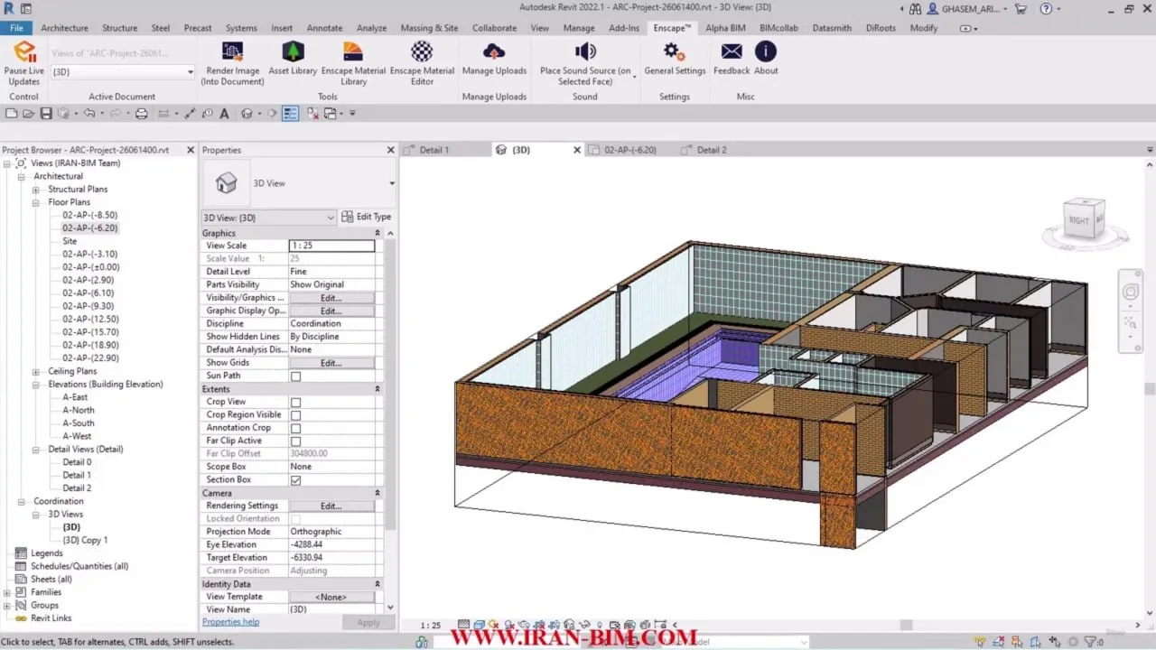 Revit Architecture: Complete Residential BIM Project LOD 400