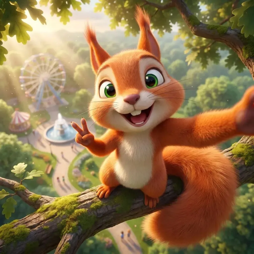 🐿️ Внимание, друзья! Событие, которого мы все ждали!

В нашем парке поселился новый маленький друг,