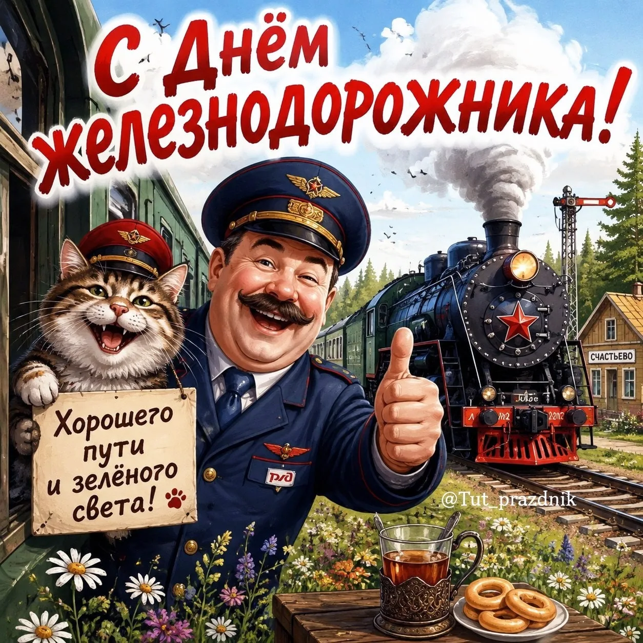 С Днём железнодорожника!

Красивые открытки ❤️