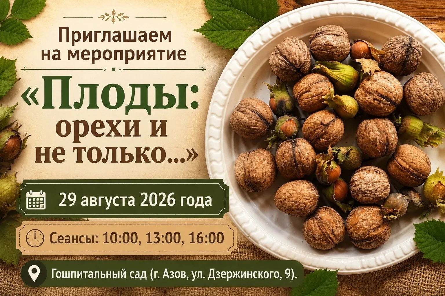 🔔29 августа у вас есть прекрасная возможность совместить приятную прогулку, новые знан...