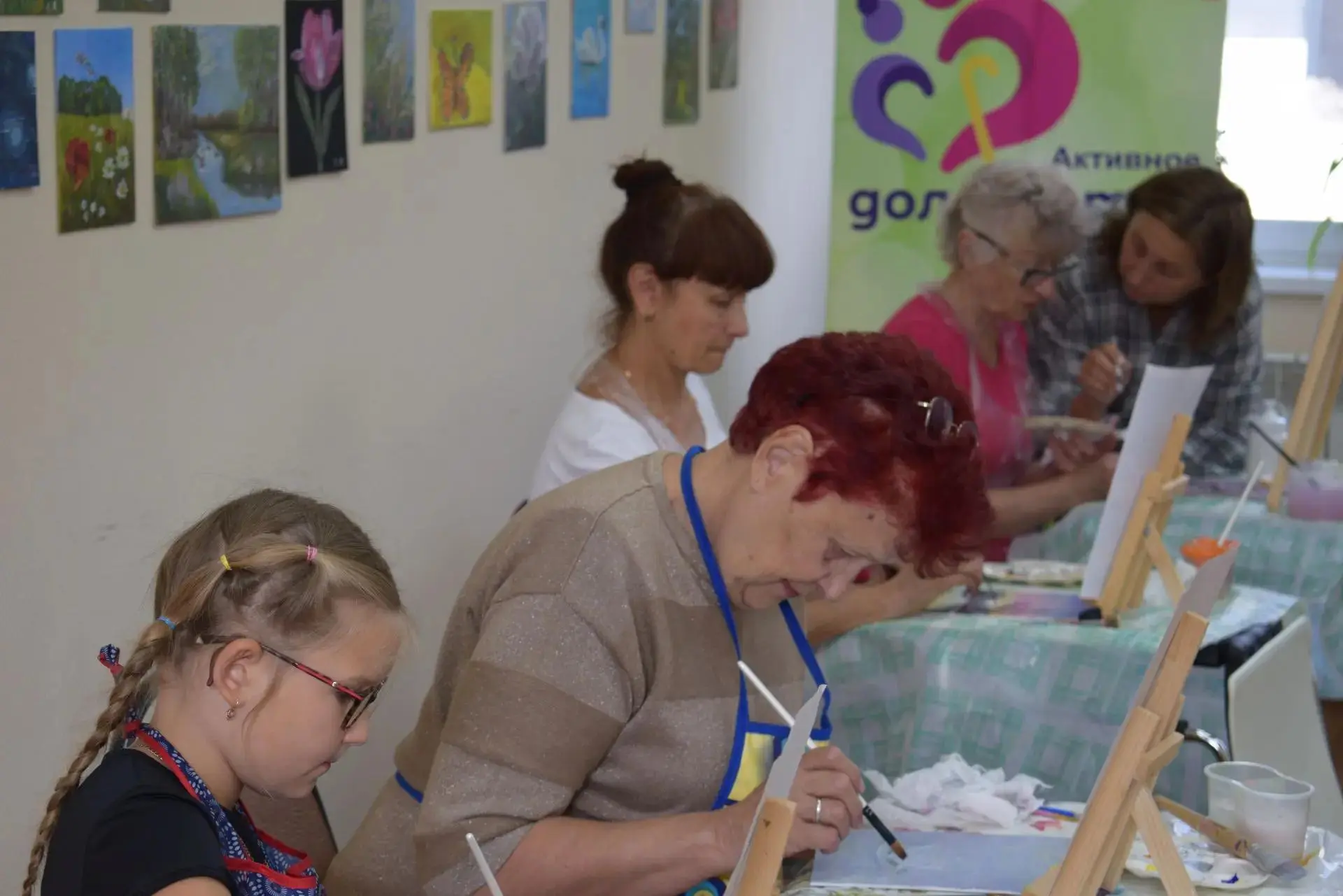 🖌 Завершение каждой работы - подпись художника #активноедолгодолголетие #старшеепоколе...