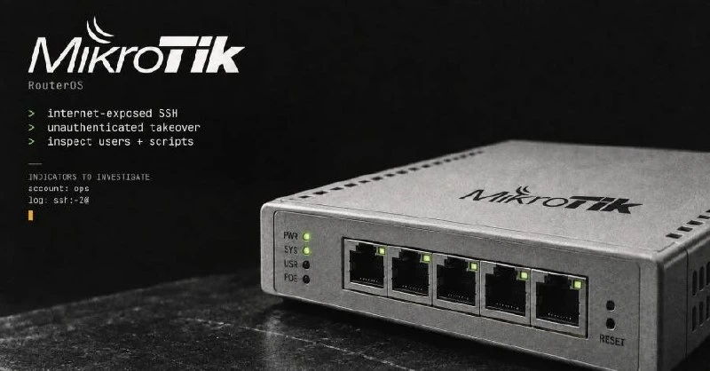 Хакеры захватывают MikroTik через доступный из интернета SSH