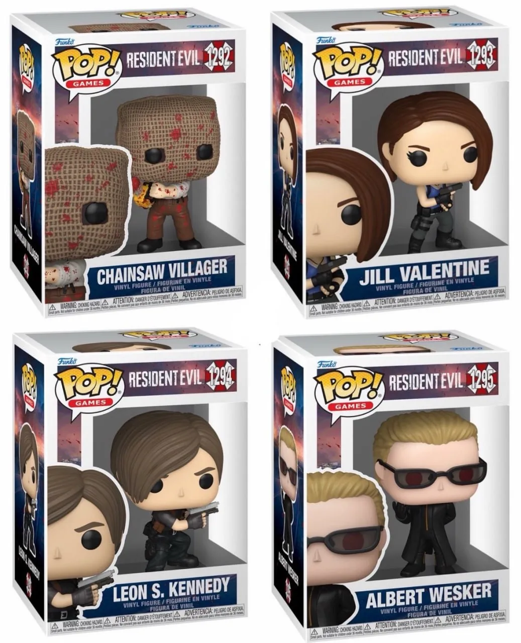 По Resident Evil выпустят фигурки Funko Pop

Предзаказы откроются 24 июня по цене 14,99$.

Хотели бы
