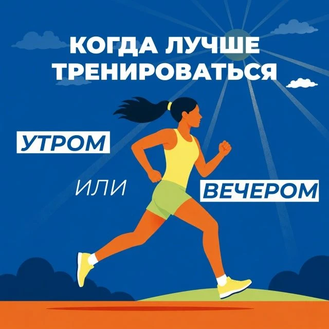 В мире спорта не утихают споры: когда лучше тренироваться — утром или вечером?