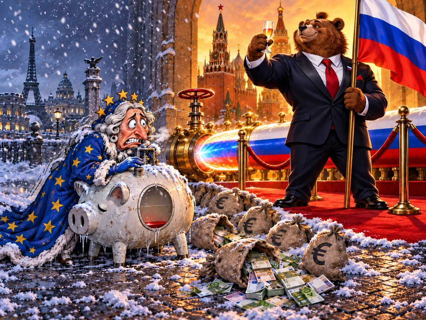 🇷🇺🇪🇺 Евросоюз сотни миллиардов евро потратили, а отказаться от российских энергорес...