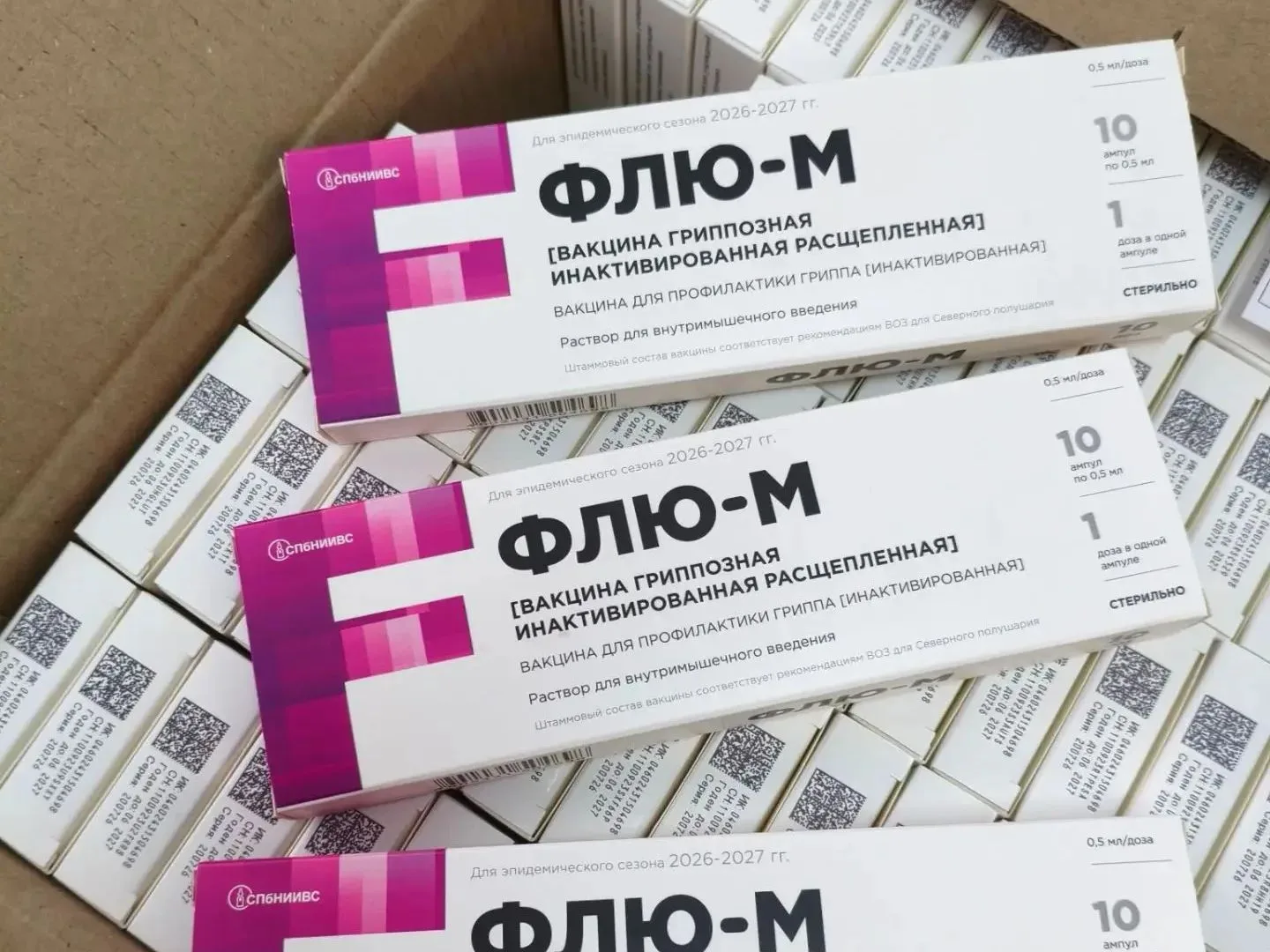 В Братскую районную больницу поступила вакцина против гриппа
