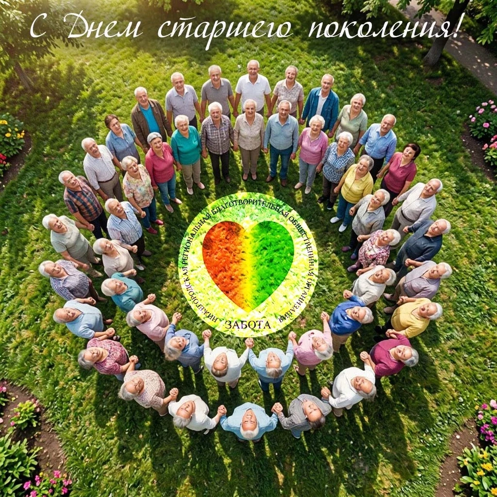 Дорогие друзья❗ Сердечно поздравляем каждого из вас с Международным днем пожилых людей‼