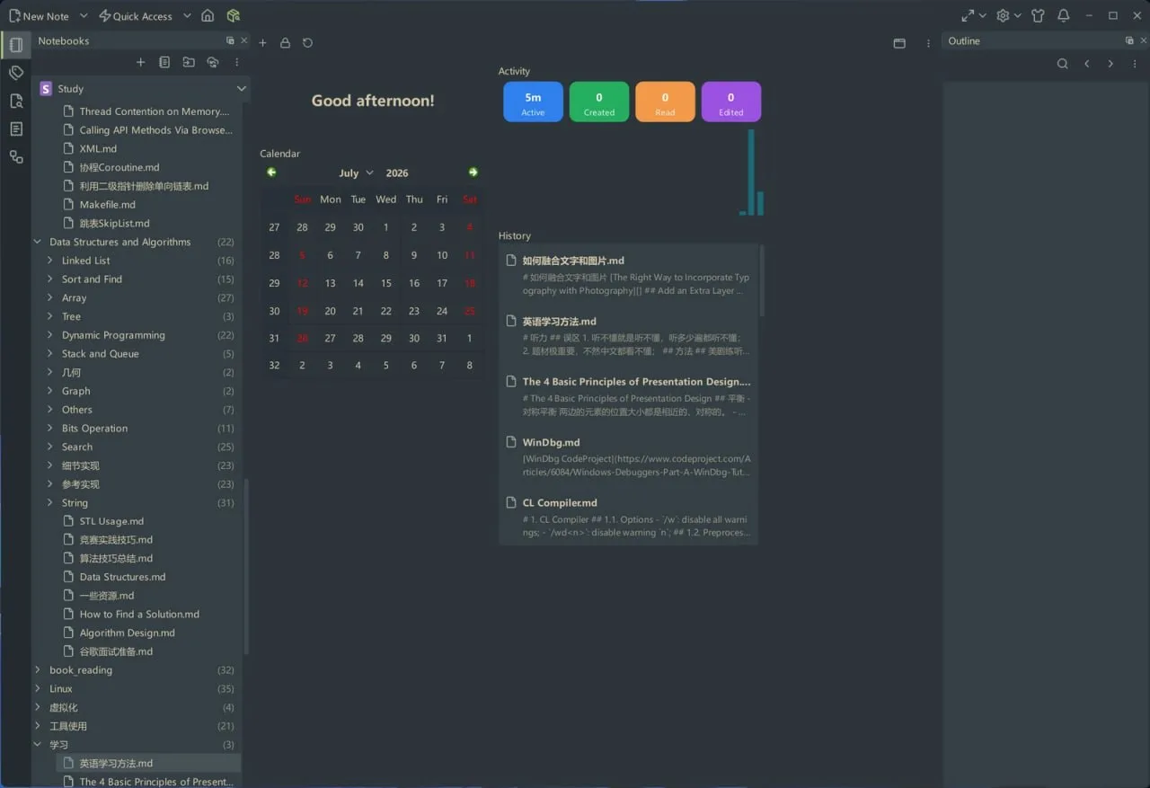 Платформа для ведения заметок на Markdown