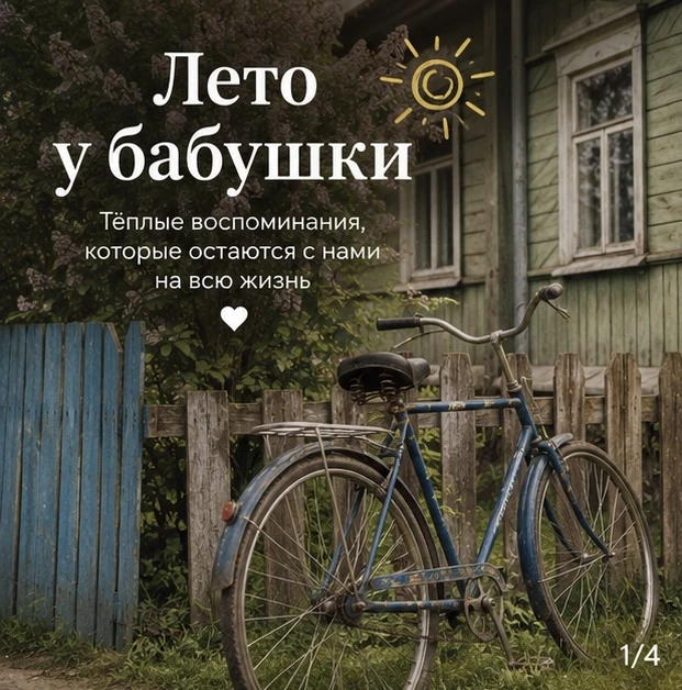 ☀️ Лето у бабушки

У каждого поколения есть свои фотографии, которые мгновенно возвращают в детство.