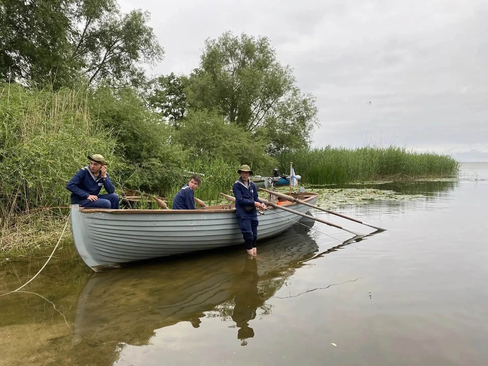 ⛵️#ПУТЬКОКЕАНУ ДЕНЬ 4️⃣

Сегодня пройден экватор похода!Утро началось с выхода в Куршский залив. Вод