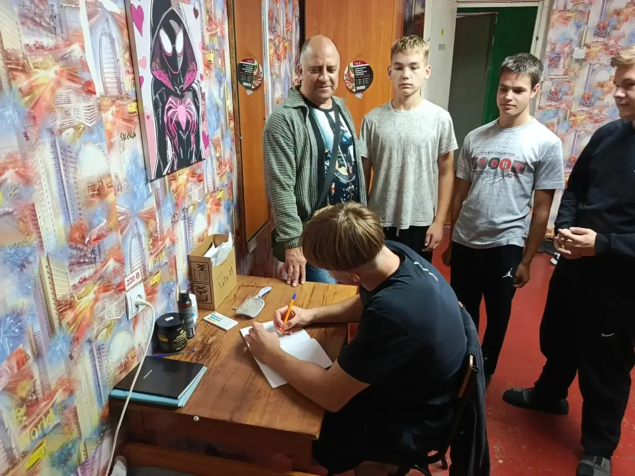 Сегодня вечером в нашем общежитии прошло плановое дежурство преподавателей техникума.