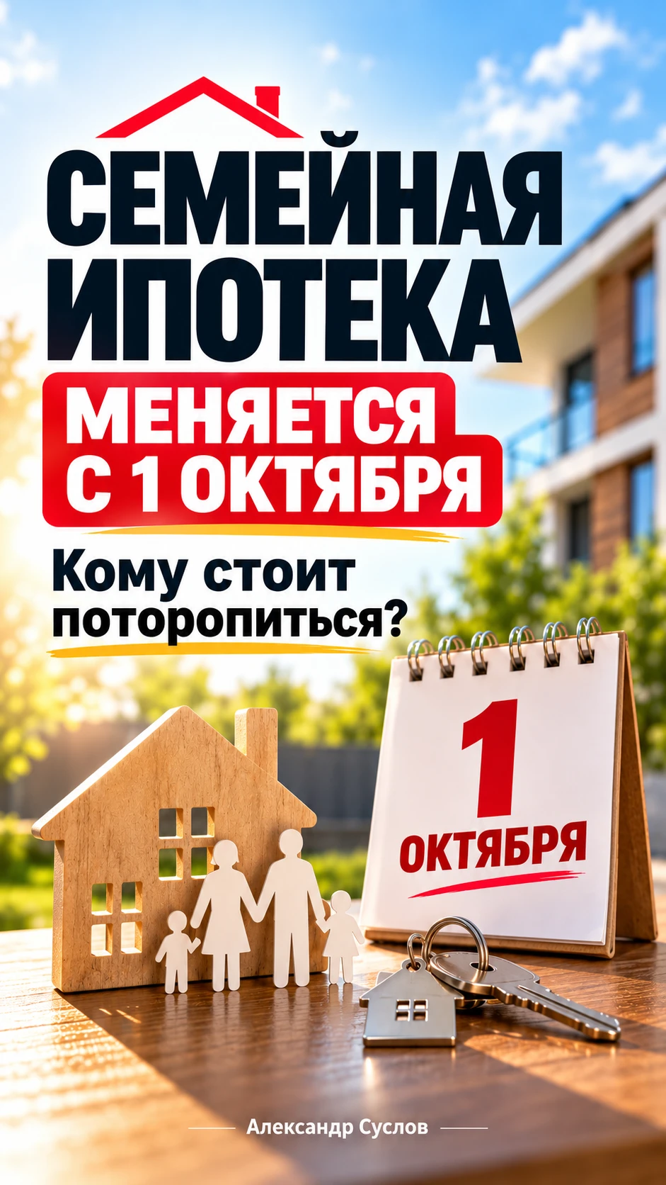 Семейная ипотека меняется с 1 октября. Кому стоит поторопиться?