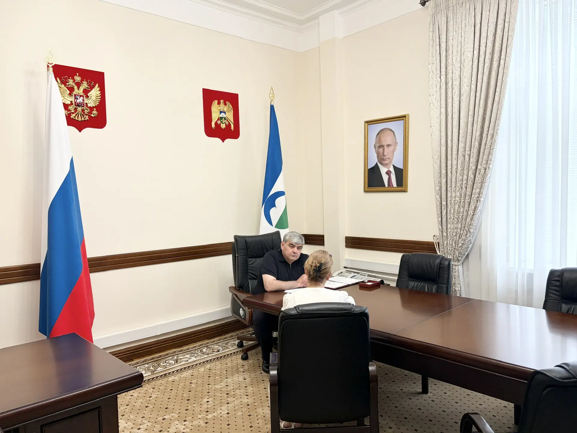 В ходе личного приема граждан встретился с членами семей наших ребят - участников специ...