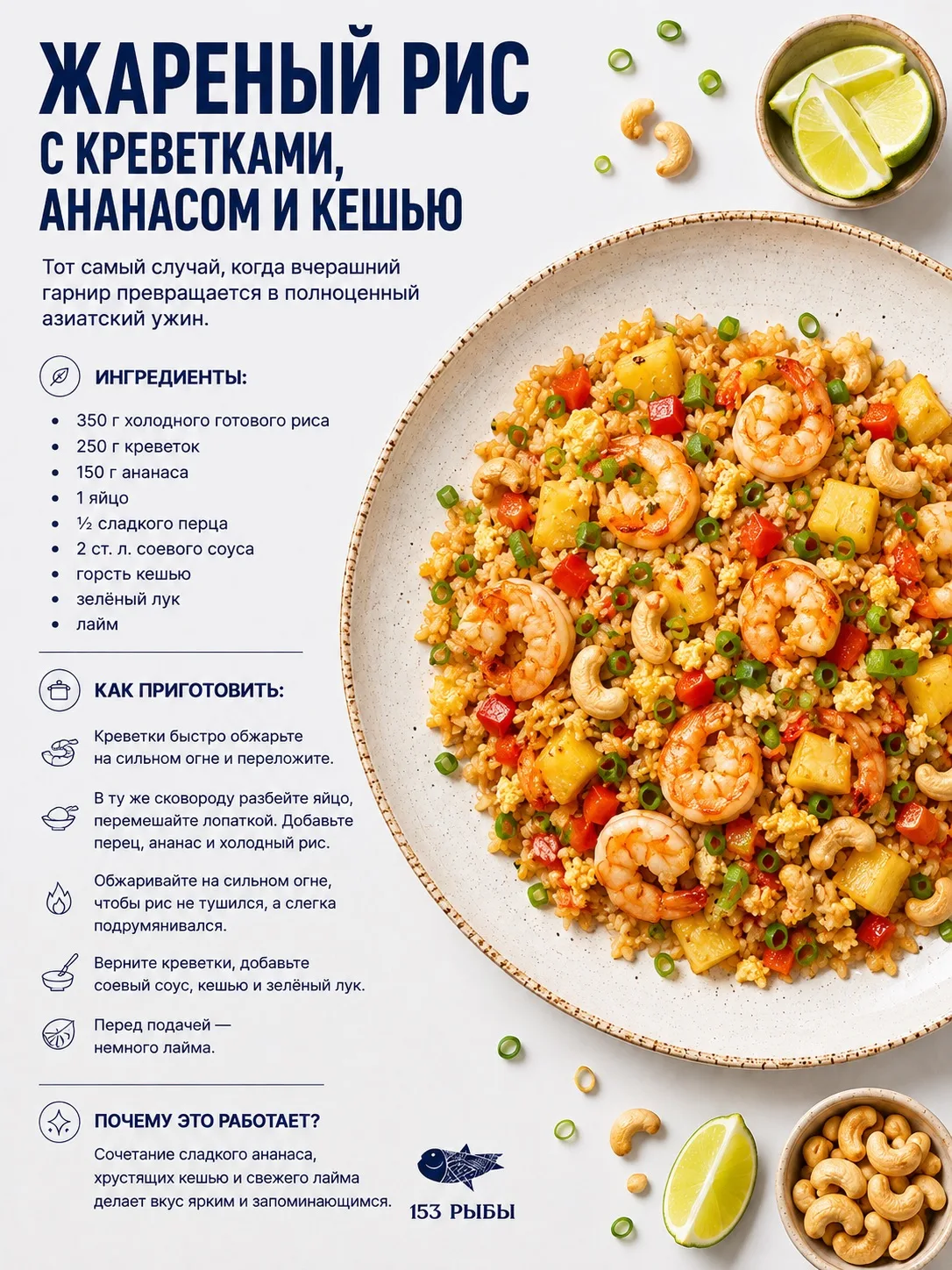 🍚Вчерашний рис - это не остатки. Это заготовка.