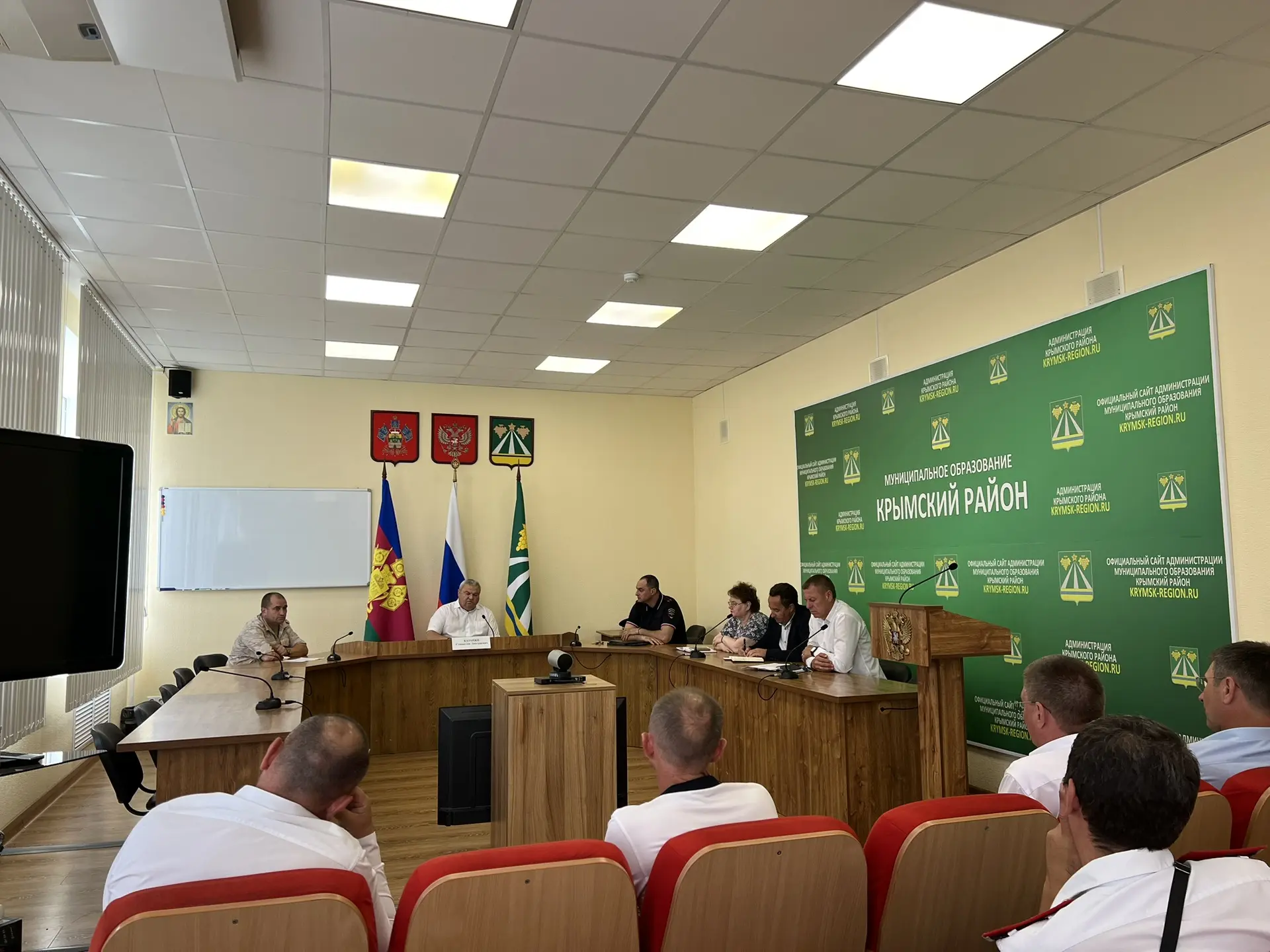 Ситуация на АЗС в Крымском районе