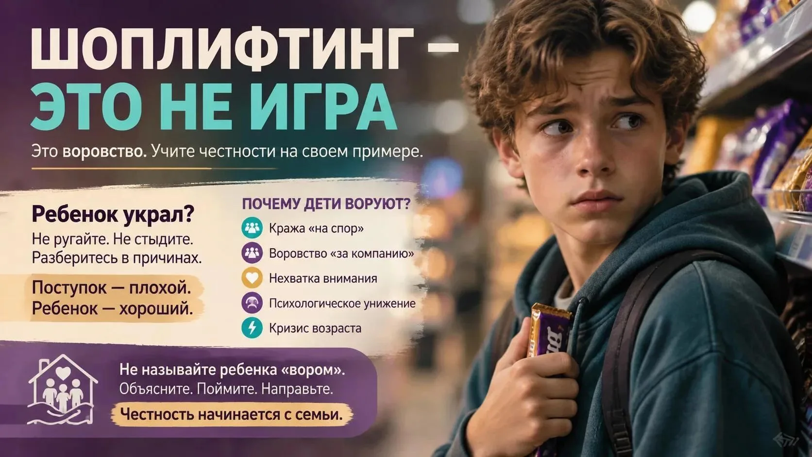 Ребенок украл? Что делать и чего делать НЕЛЬЗЯ 🚫