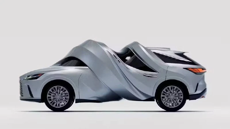 Lexus буквально скрутили в узел — арт-группа MSCHF серьёзно переделала дизайн кроссоверов.