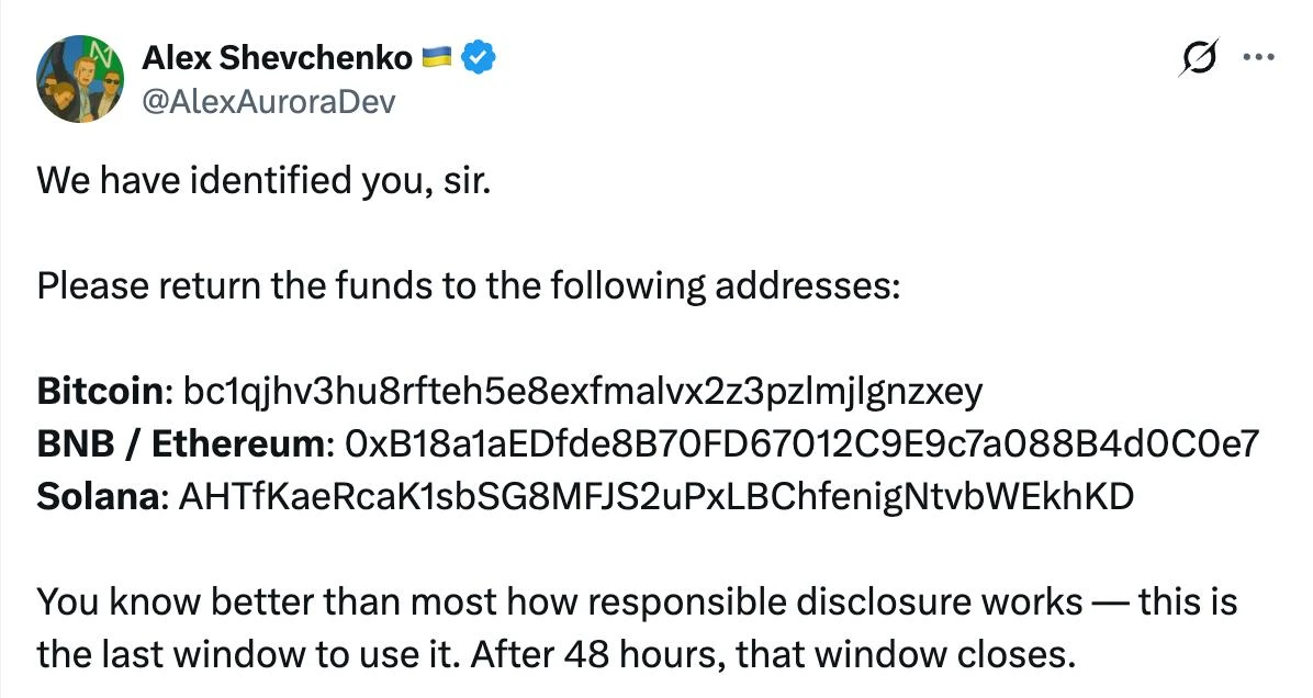 Генеральный менеджер NEAR Intents Алекс Шевченко заявил, что команда проекта установила...