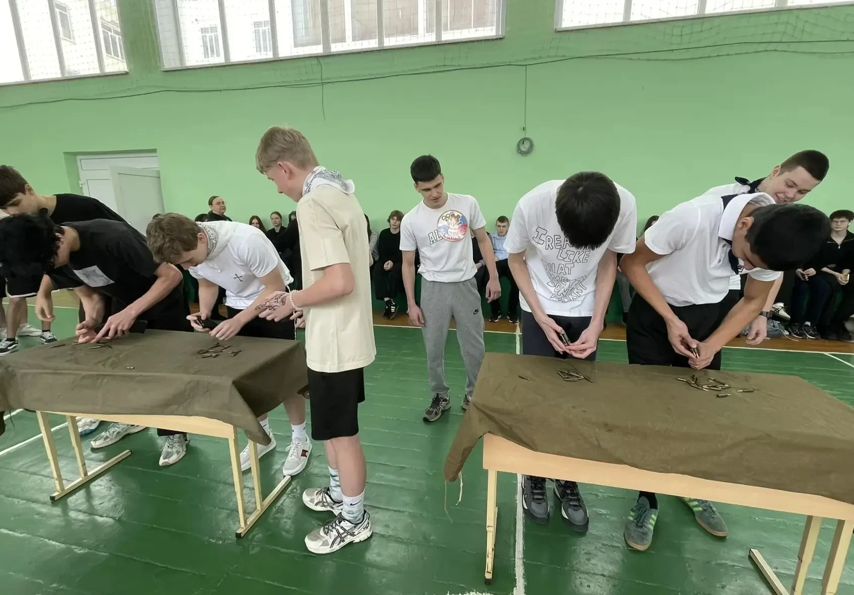 💪 «А ну‑ка, парни!» — спортивная эстафета в рамках Недели Мужества!  В преддверии Дня защитника Отеч