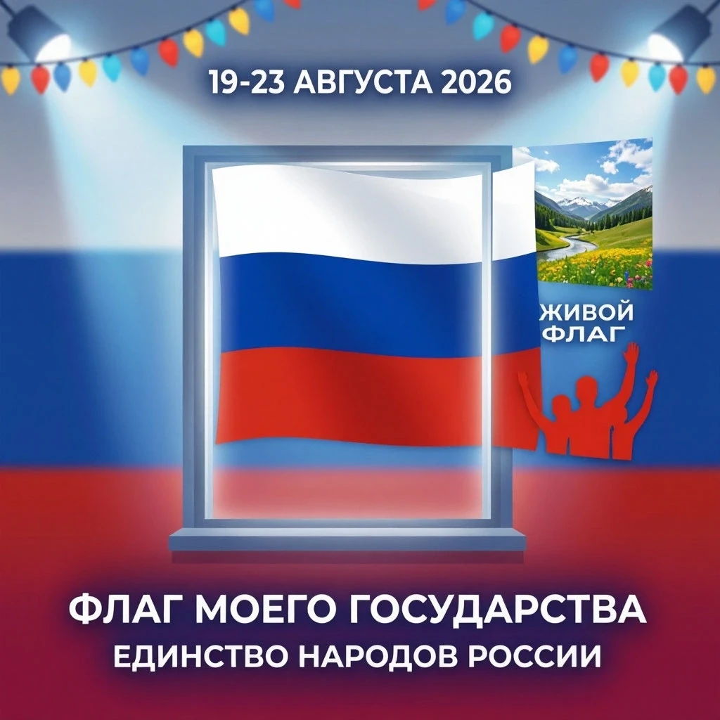 🎉 Участвуем в областной акции «Флаг моего Государства»! 🎉