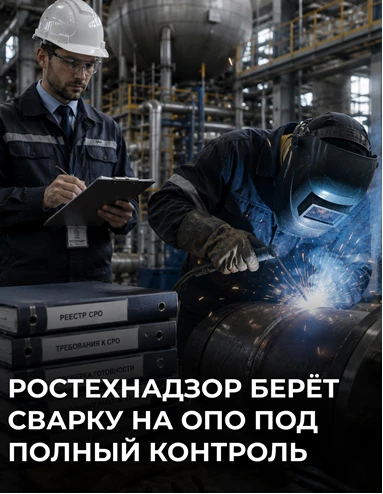 🔔Ростехнадзор усилит контроль за сварочными работами на опасных объектах.