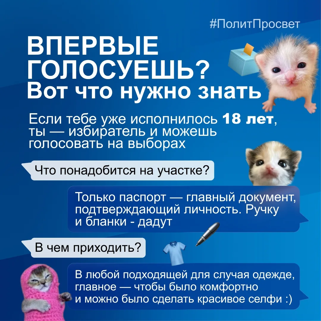 Голосовать — это просто!