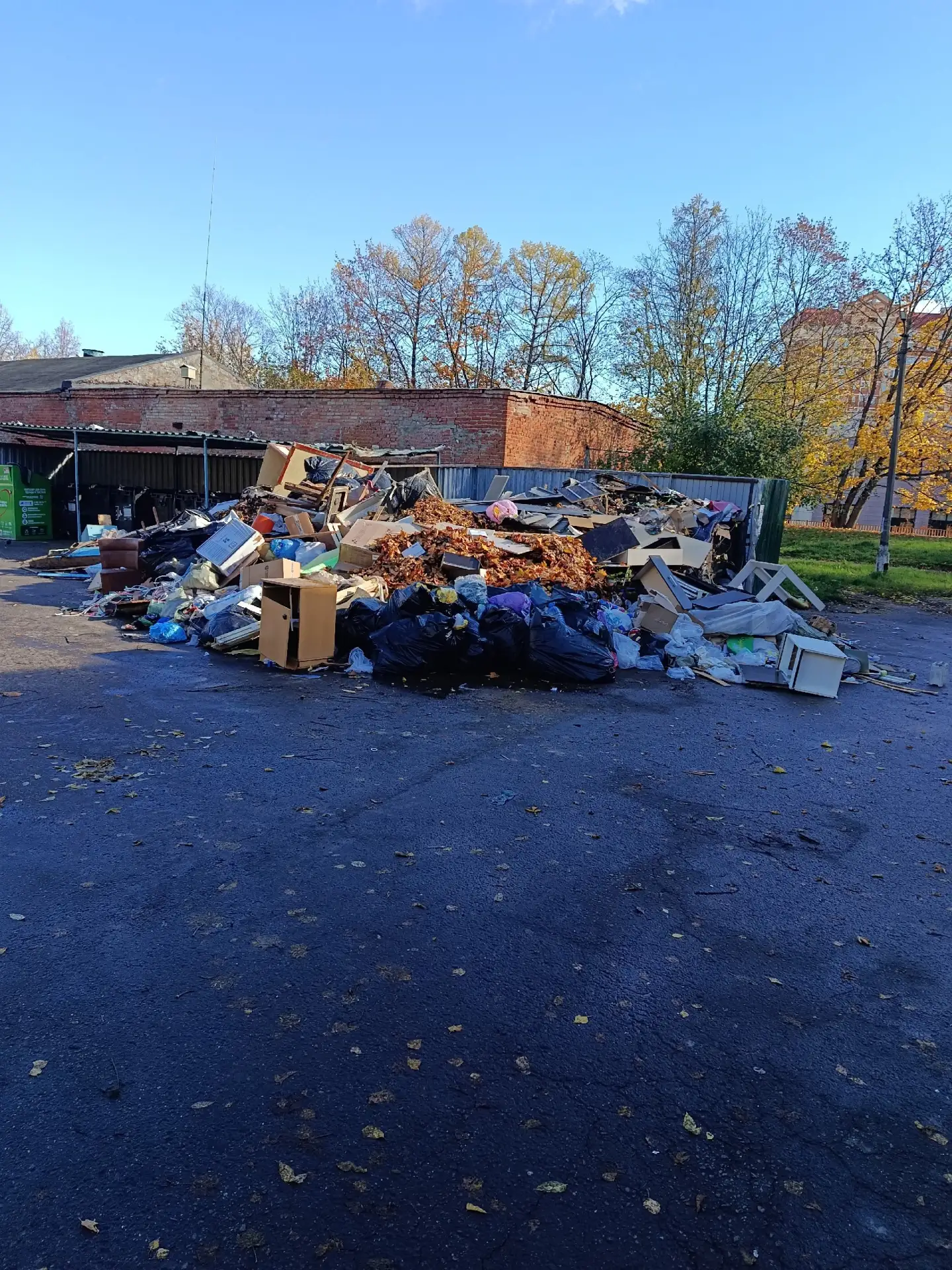 🗑 Мусорная гора на Рощинской, 11: двор превратился в свалку