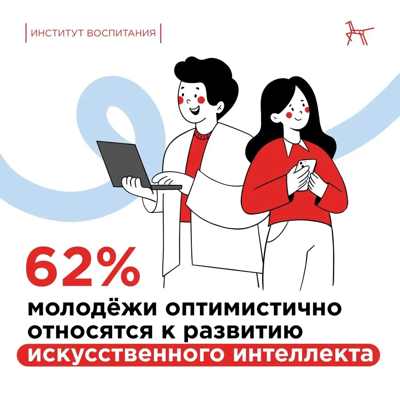 📊 Данные исследования медиапотребления современной молодежи показывают сдержанно-оптимистичное отно