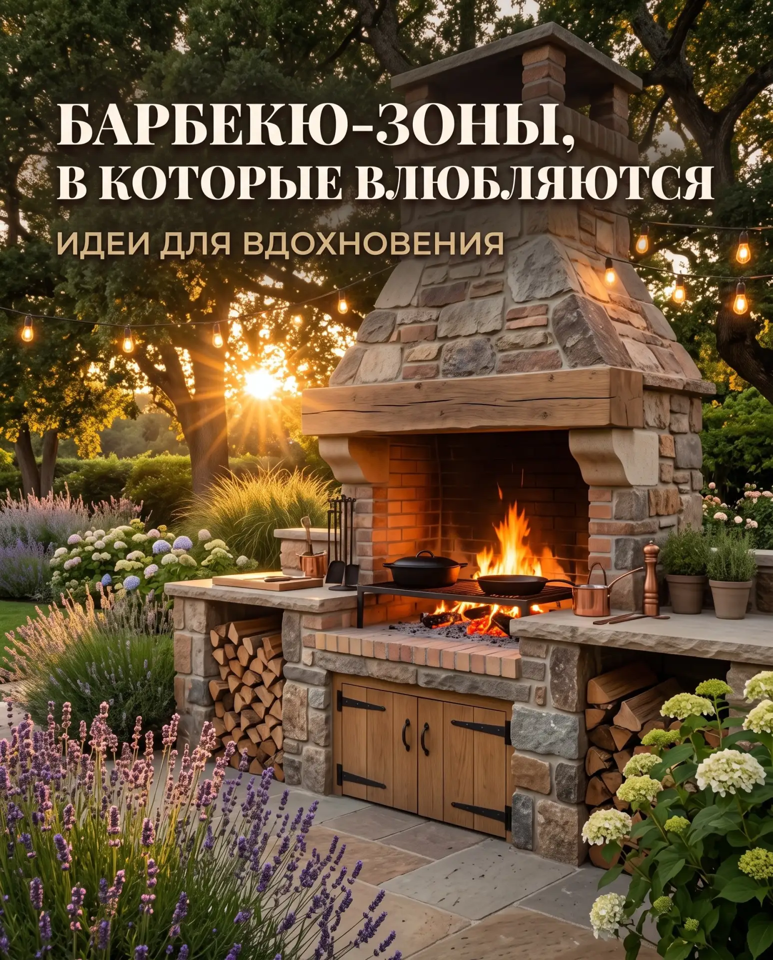 🔥Барбекю-зоны, в которые влюбляются. Идеи для вдохновения