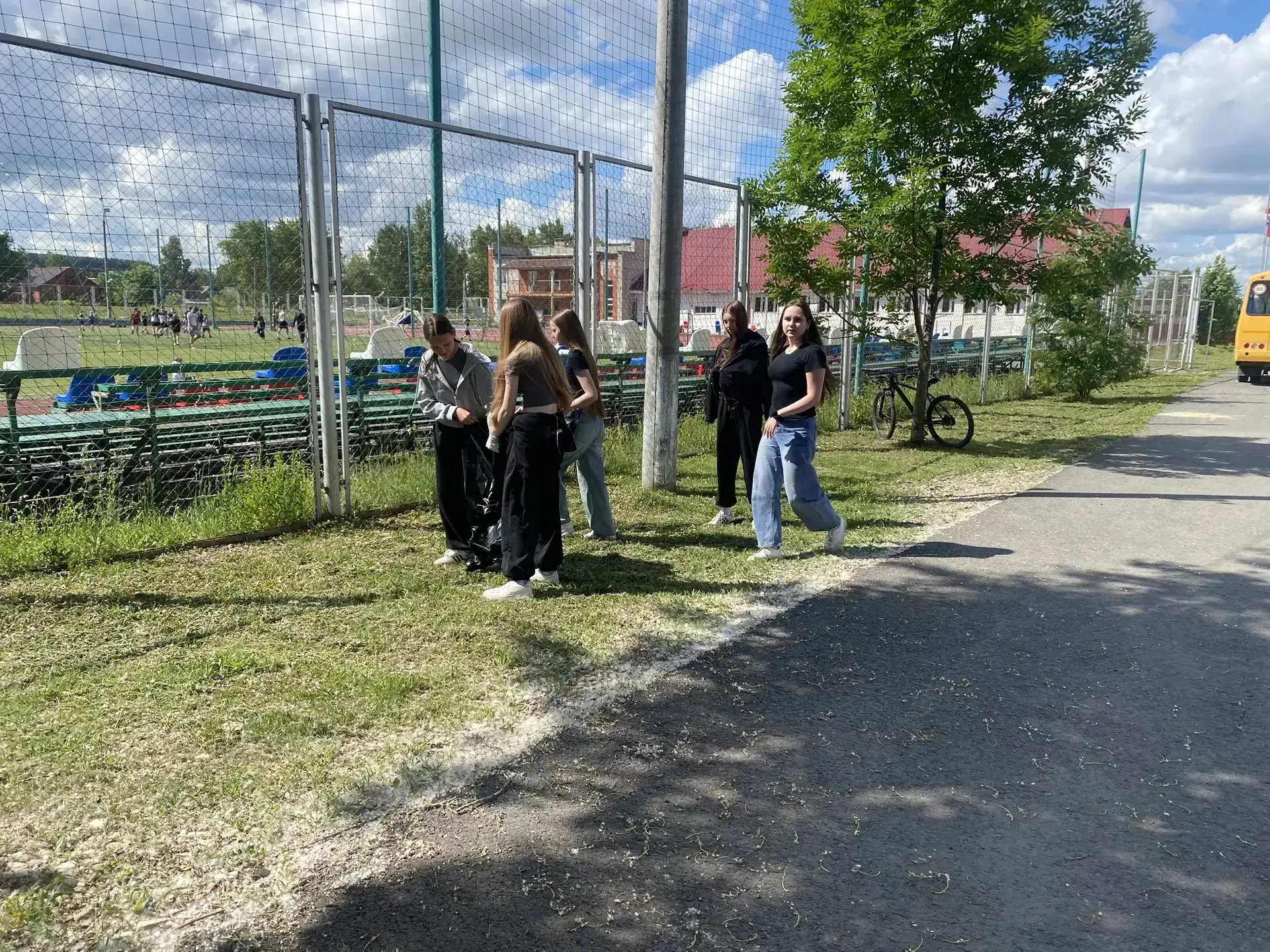 6-ой день в трудовом экспериментальном лагере актива сельских школьников при МБОУ «Лицей №1» р. п. Ч