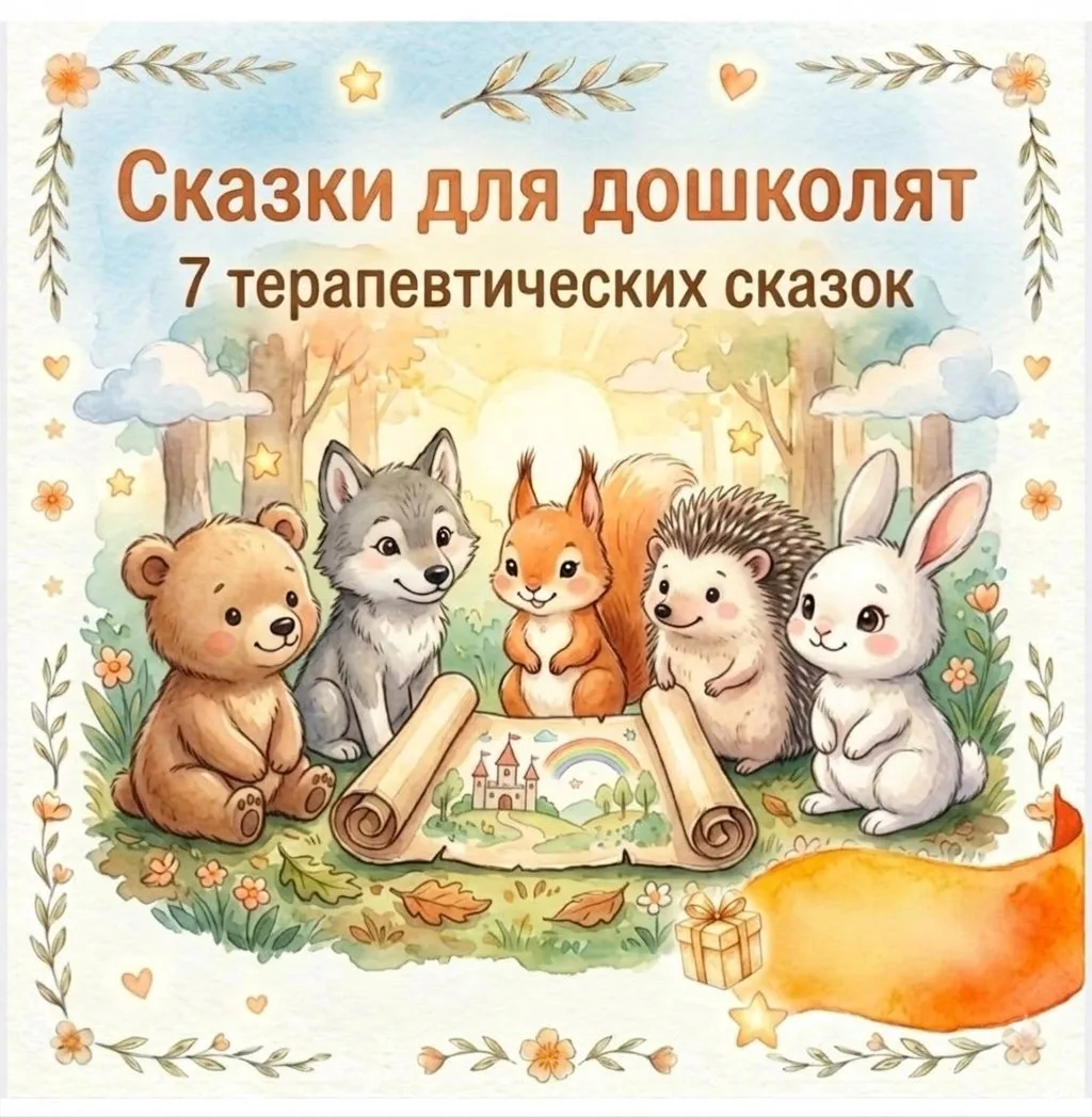Мои рабочие сказки теперь доступны для вас 🧸
 
Друзья, эти семь сказок долгое время были только у м