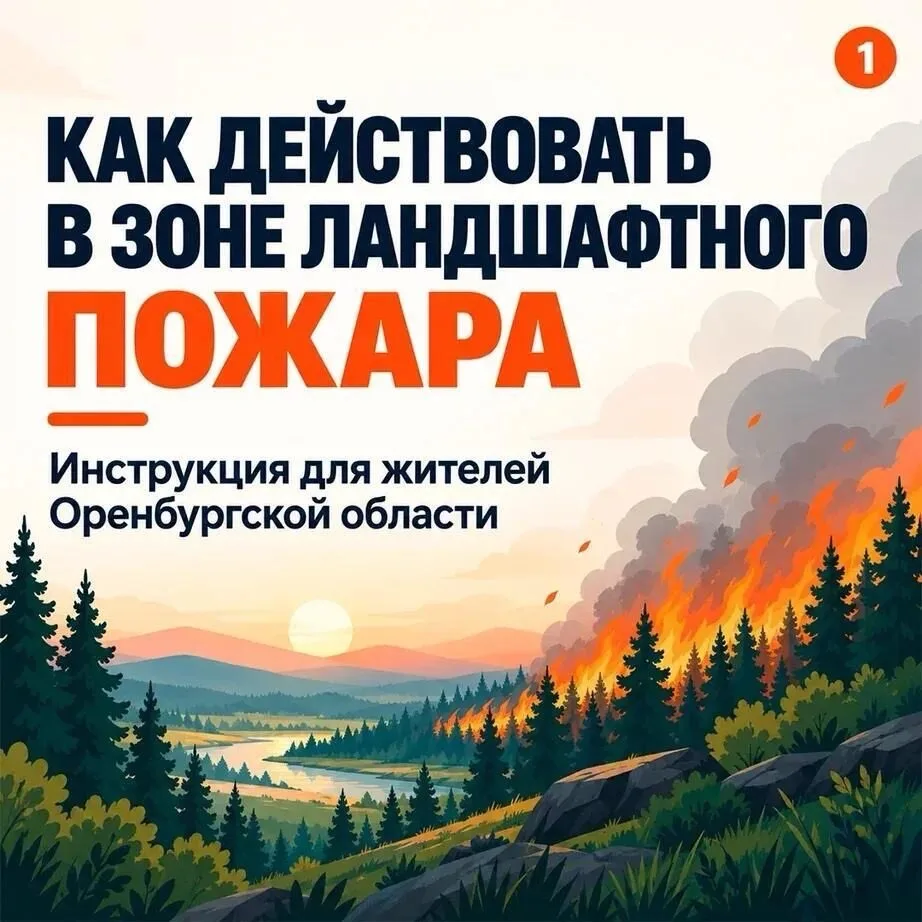 🔥 Что делать при ландшафтном пожаре?