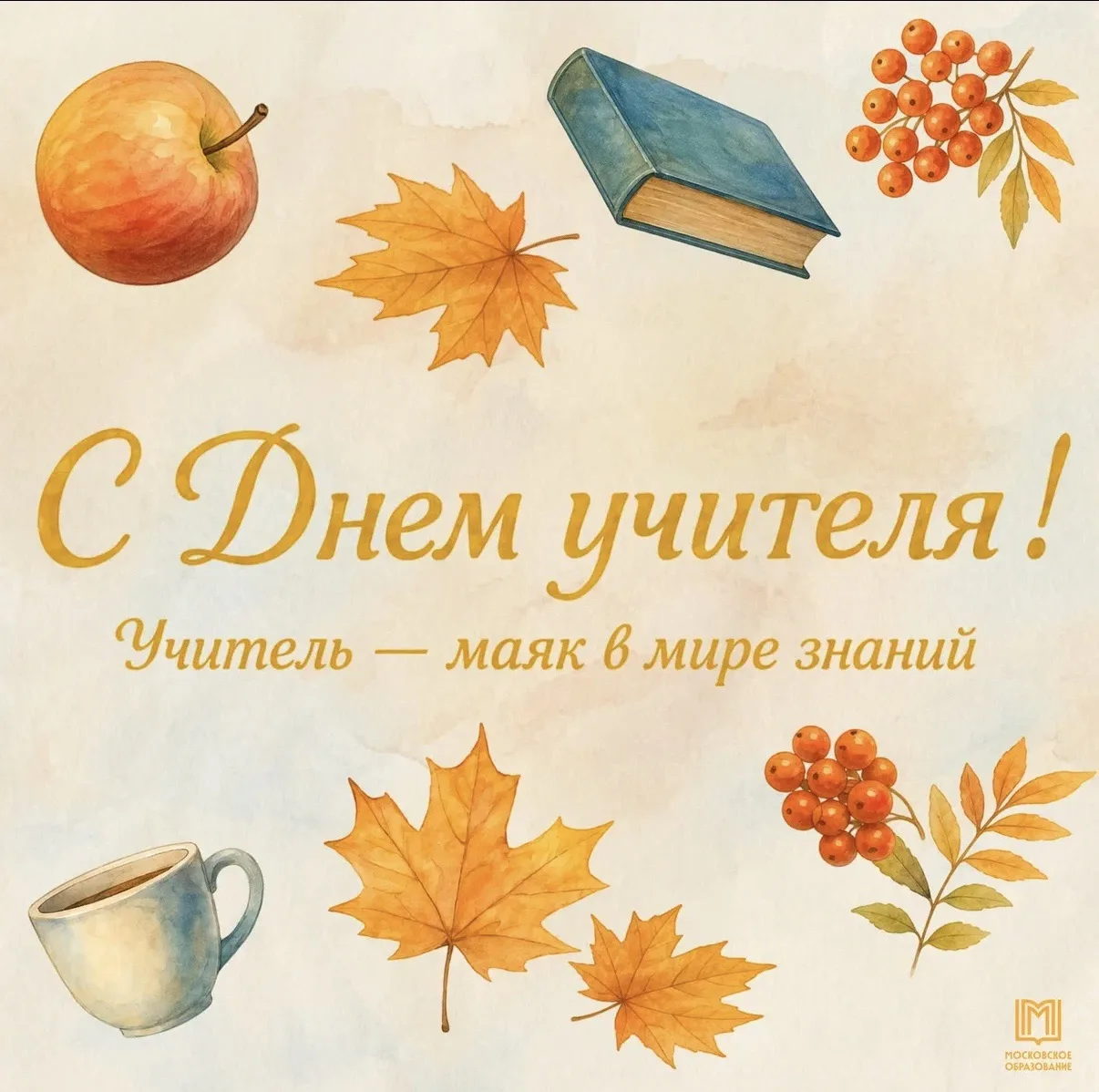 Сегодня — День учителя!
