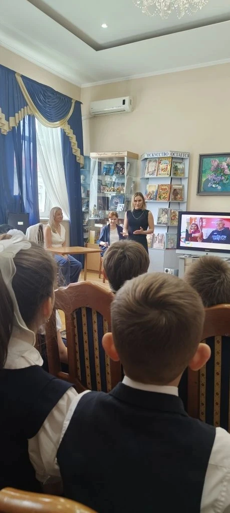 Встреча учеников 2-го "А" класса со знаменитыми спортсменами Кубани