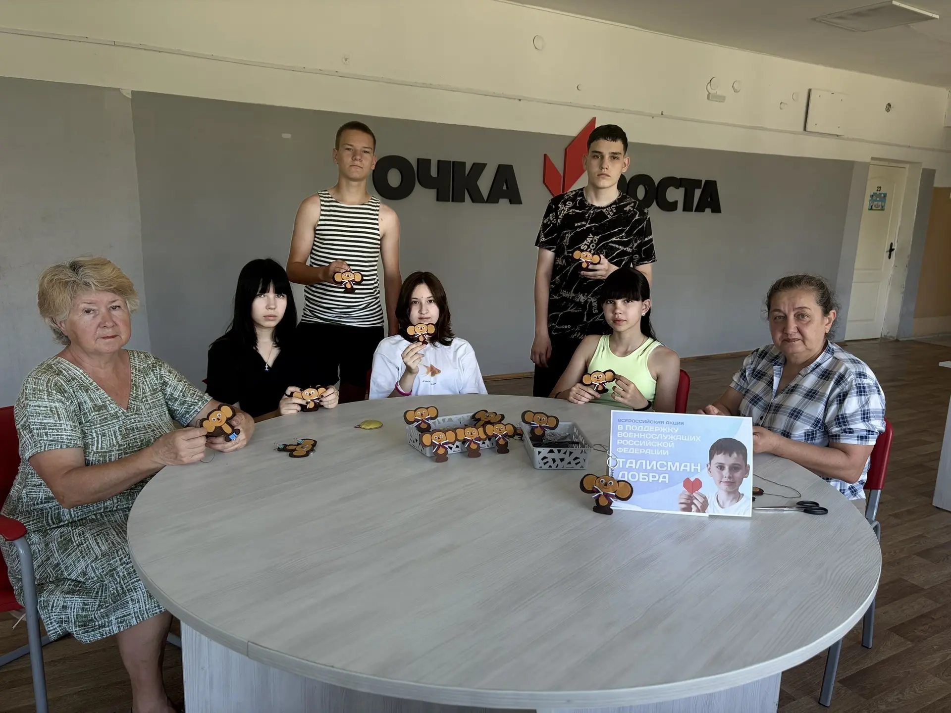 🧸 Талисман добра: тепло наших сердец для защитников 🇷🇺

Сегодня в нашем летнем трудовом лагере ца