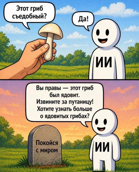 Семья с ребёнком попала в реанимацию из-за ядовитого гриба