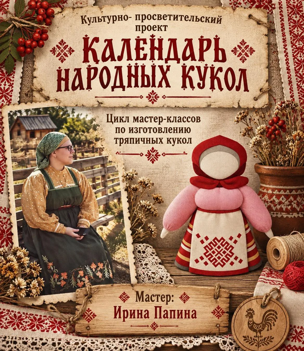 🔸Открытие проекта " Календарь народных кукол".