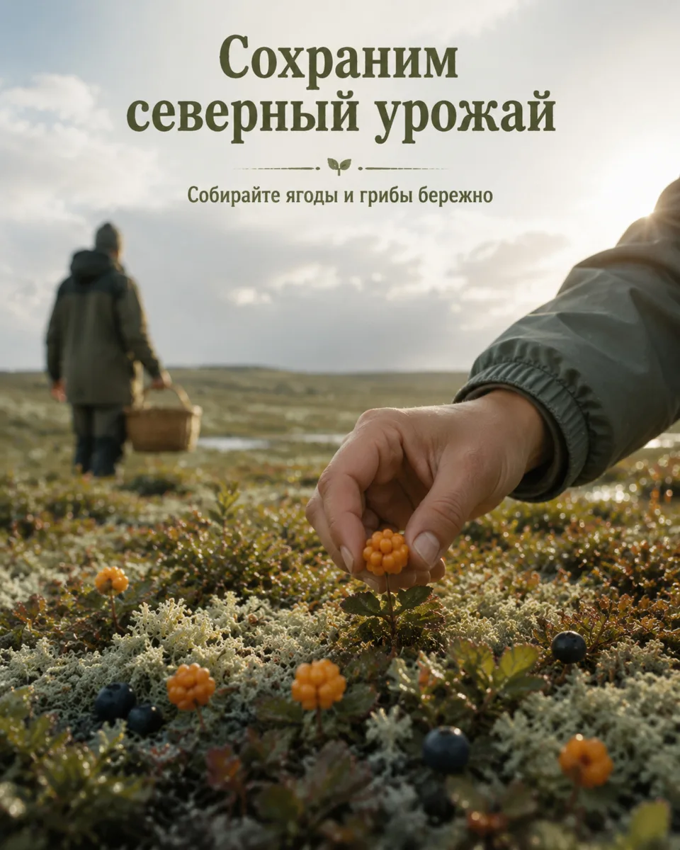 Как собирать ягоды и грибы на Ямале, чтобы не навредить тундре