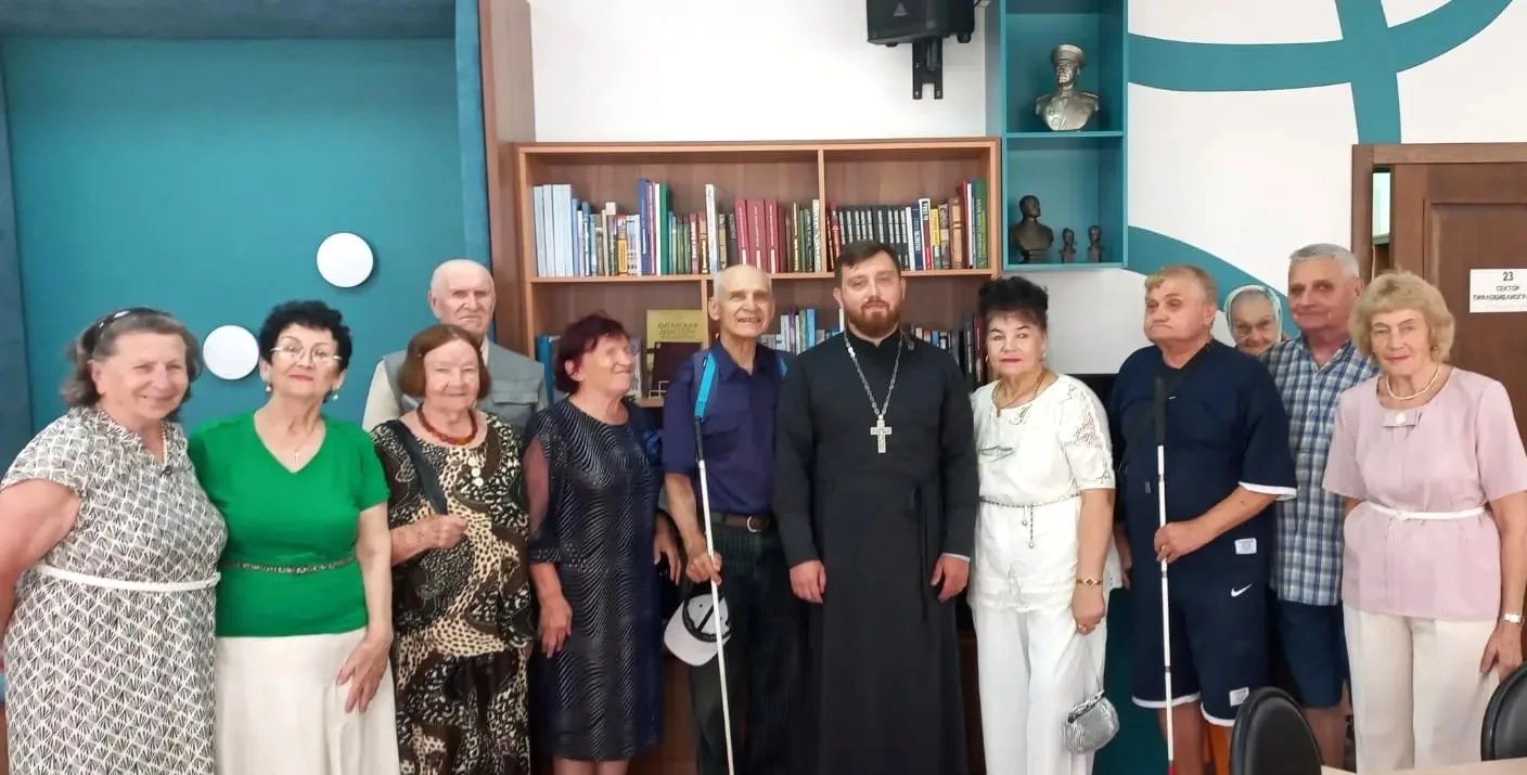 В БИБЛИОТЕКЕ СОСТОЯЛАСЬ ВСТРЕЧА С КЛИРИКОМ ХРАМА ПОКРОВА ПРЕСВЯТОЙ БОГОРОДИЦЫ, ИЕРЕЕМ О...
