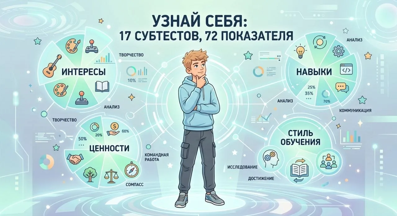 Как выбрать профессию и не ошибиться: профориентационное тестирование нового поколения