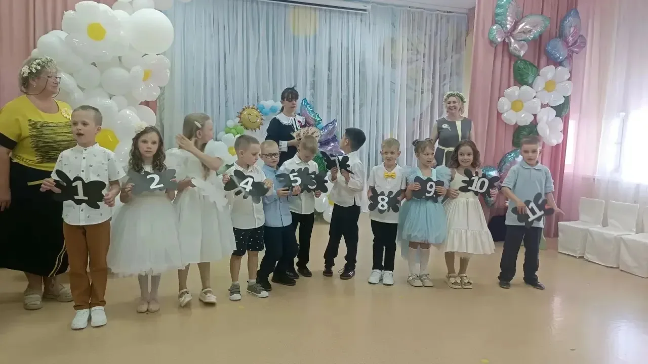 🌼Солнечный выпускной группы «Полянка»  Вчера, в нашем «Совенке» было особенно светло. Потому что зде