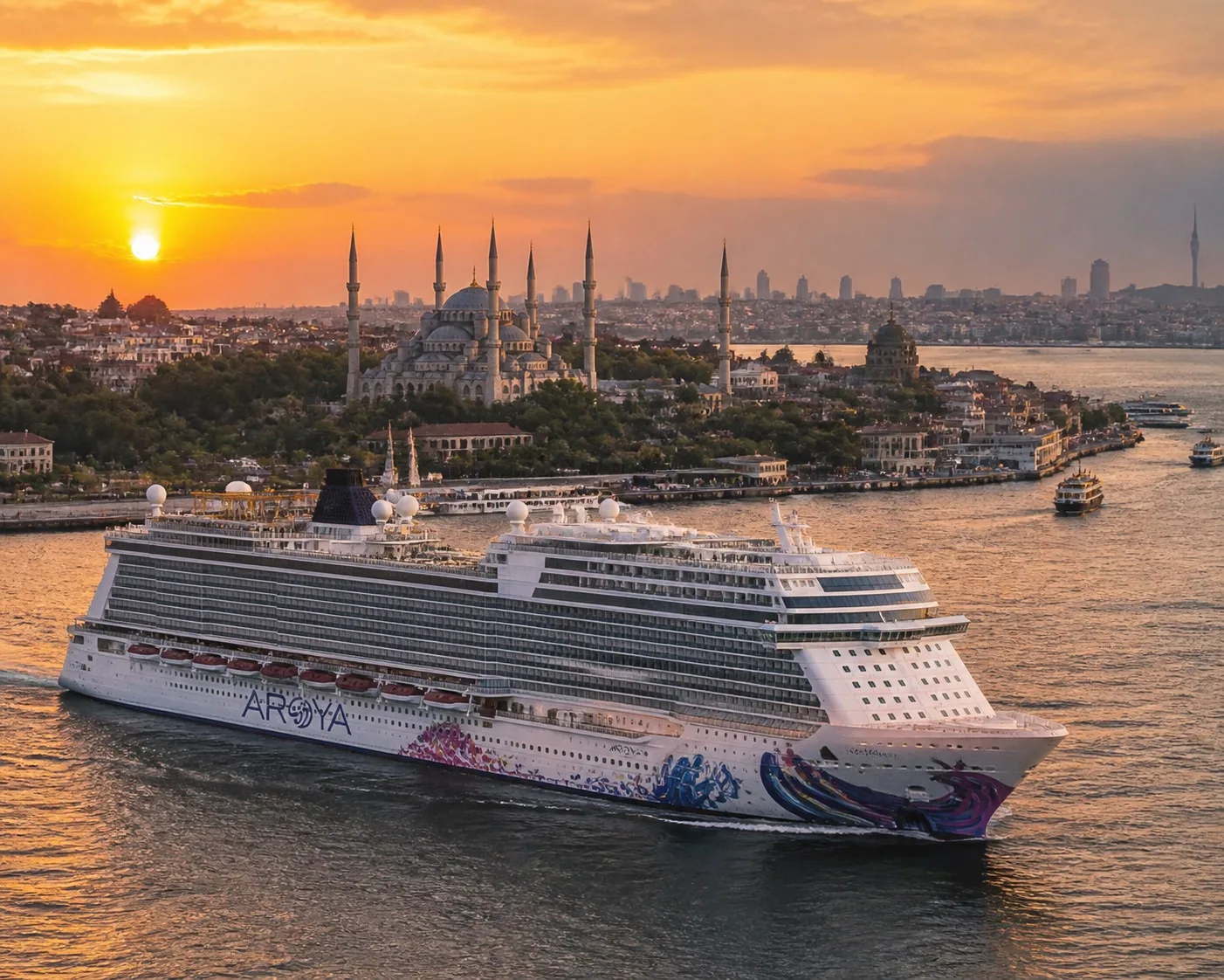 Лето на лайнере Aroya 🛳