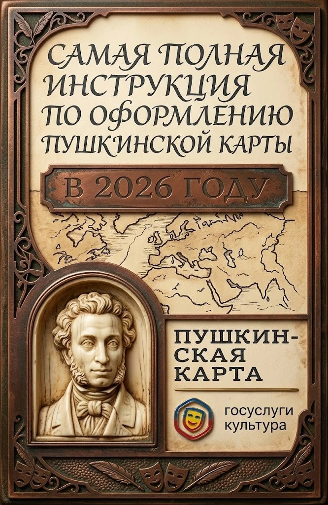 Пушкинская карта — 2026: самая полная инструкция по оформлению