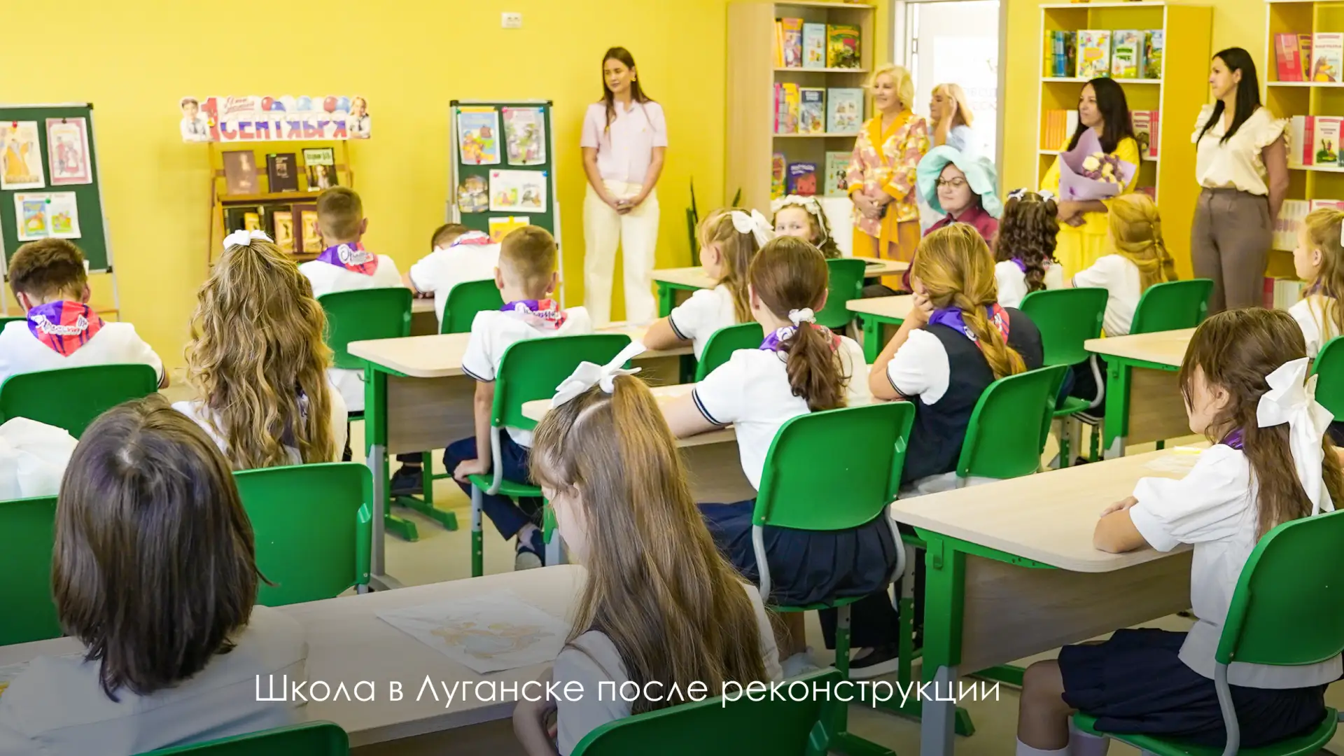 Московские коммунальщики обновили пять учебных заведений в Луганске и Донецке в этом году