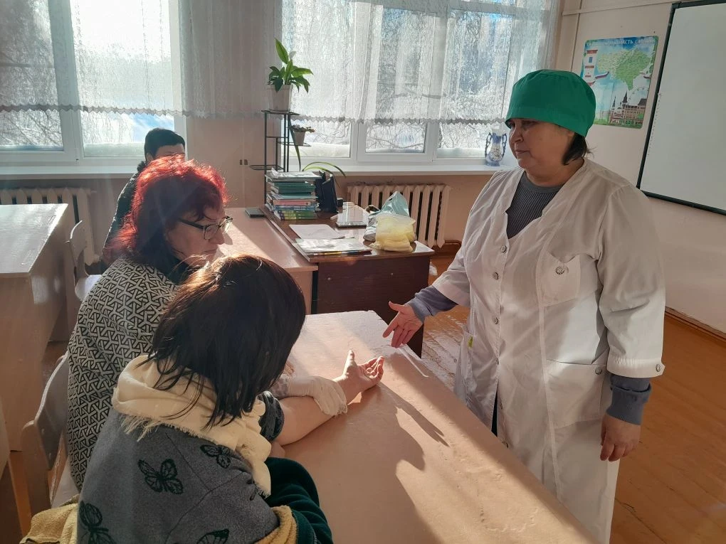 В Липовском МО прошло обучение по оказанию первой медицинской помощи.