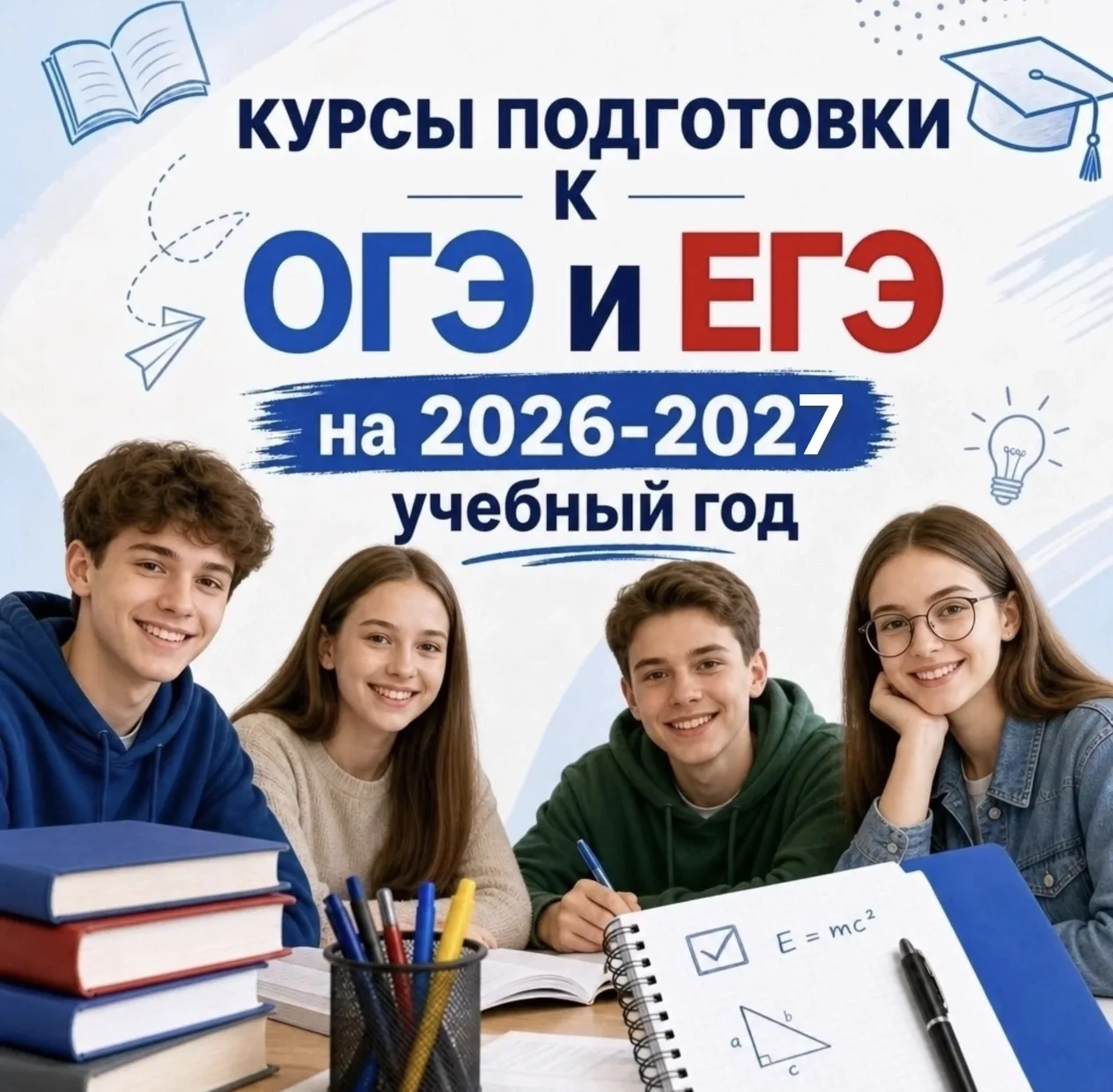 Превратим сложные темы в уверенные ответы: подготовительные курсы КГУ к ОГЭ и ЕГЭ🌟