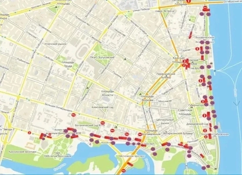 ⚠️ В центре Ярославля временно ограничат движение транспорта из-за велогонки «Россия»

➡️ Ограничени