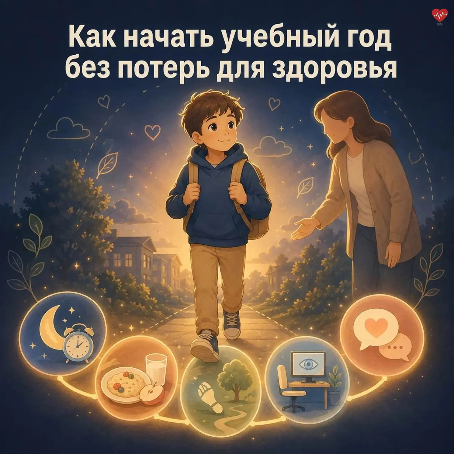 🎒 Как начать учебный год без потерь для здоровья?
